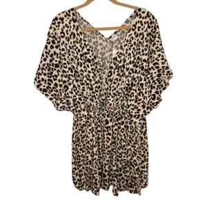 Old Navy Cheetah Print Caftan